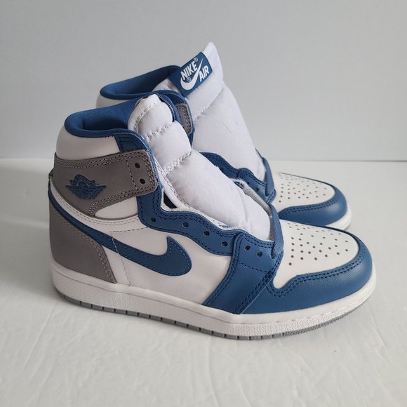 NEW Nike Air Jordan High OG True Blue Shoes DZ5485-410 Size 4 Womens 5.5 Blue main image 5